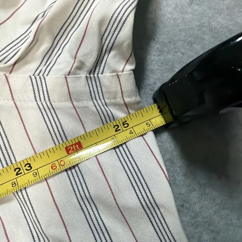 Polo Ralph Lauren Men's Dress Shirt Large Cotton Striped Button Down Long Sleeve